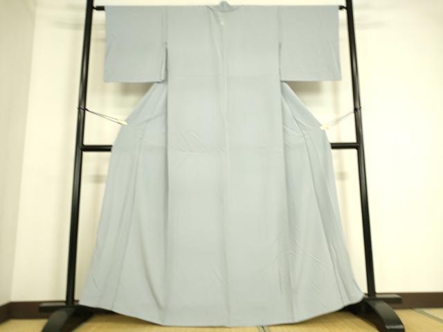 平和屋着物▽上質な色無地 単衣 秘色色 正絹 逸品 DAAS0039az