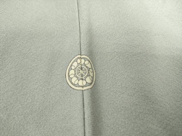 平和屋着物▽上質な色無地 単衣 秘色色 正絹 逸品 DAAS0039az