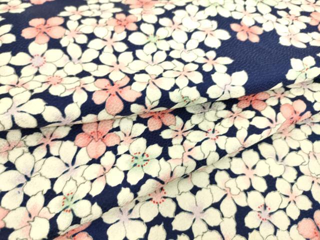 平和屋着物▽上質な小紋 単衣 花尽くし 正絹 逸品 DAAS0062az