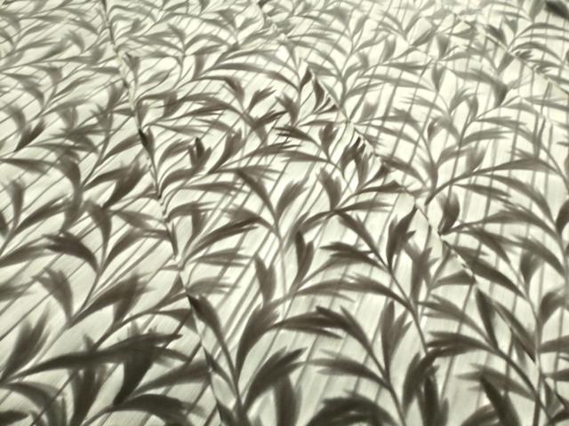 平和屋着物▽訪問着 単衣 草葉文 暈し染め 正絹 逸品 DAAS0176az