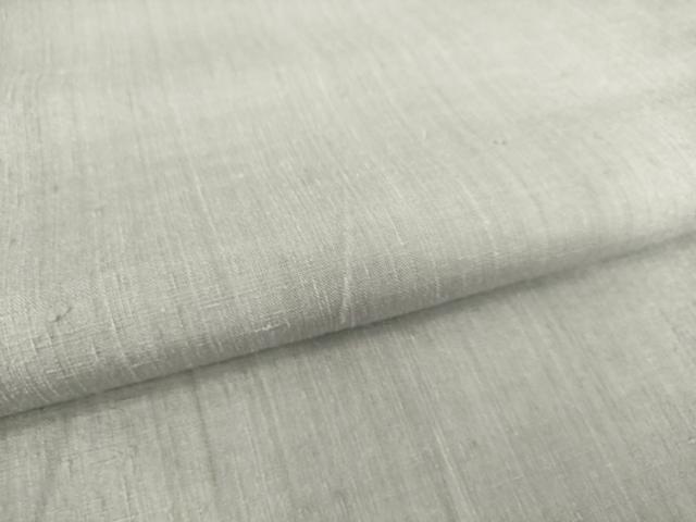 平和屋着物▽本場結城紬 重要無形文化財 単衣 霞色 正絹 逸品 DAAS0192az