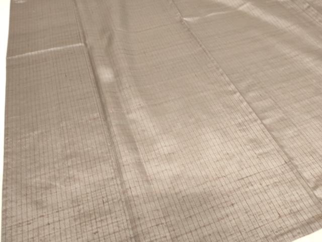 平和屋着物▽男性 紬 単衣 縞 正絹 逸品 DAAS0217az