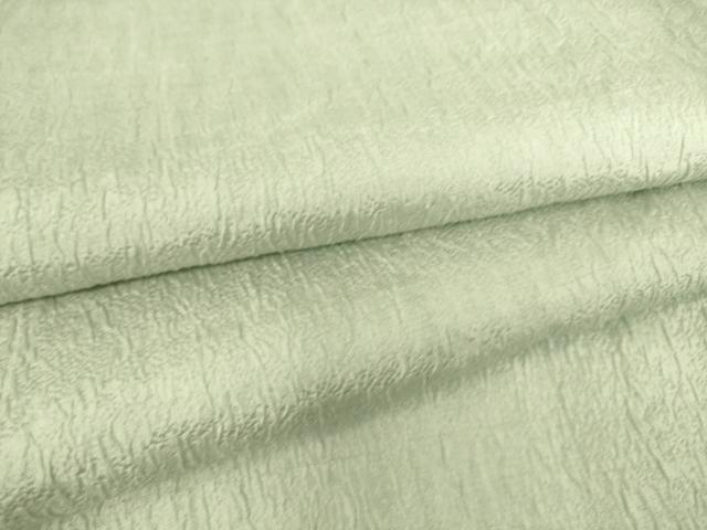 平和屋着物▽上質な色無地 結幡 単衣 千草鼠色 正絹 逸品 DAAS0222az
