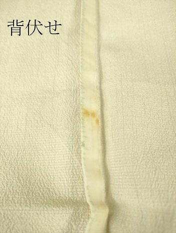 平和屋着物▽本塩沢 単衣 草花文 正絹 逸品 DAAS0300az