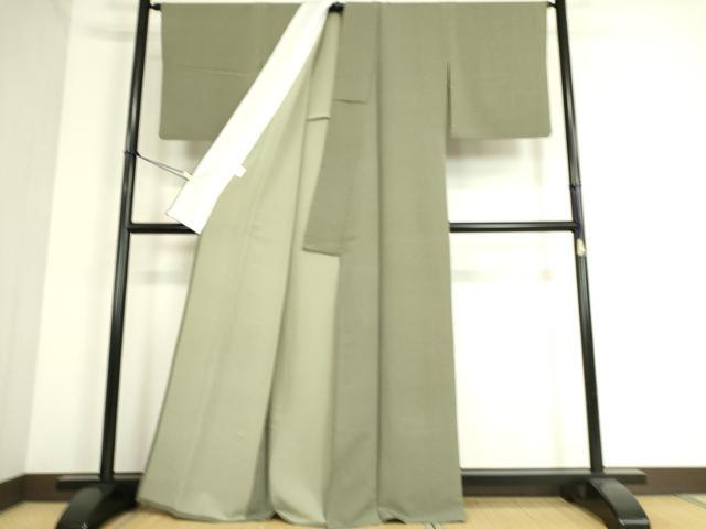 平和屋着物▽江戸小紋 単衣 万筋 藍媚茶色×千歳茶色 さんび謹製 洗える着物 DAAS0352az