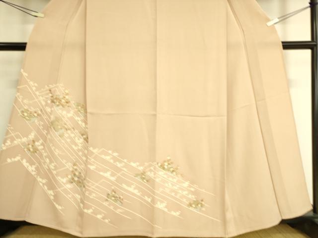 平和屋着物▽訪問着 単衣 吉祥花文 金彩 正絹 逸品 DAAS0520az
