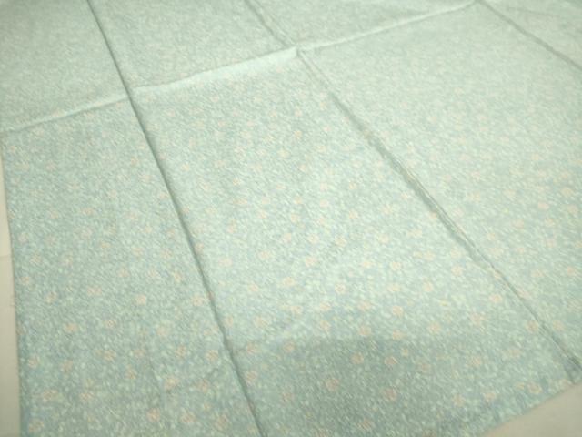 平和屋着物▽上質な小紋 単衣 小花 正絹 逸品 DAAS0523az