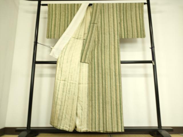 平和屋着物▽上質な小紋 単衣 花間道 正絹 逸品 DAAS0557az