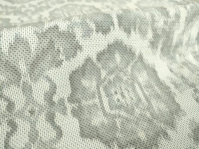 平和屋着物▽本場大島紬 単衣 洋花文 正絹 逸品 DAAS0573az