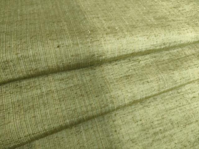 平和屋着物▽上質な紬 単衣 間道 正絹 逸品 DAAS0725az