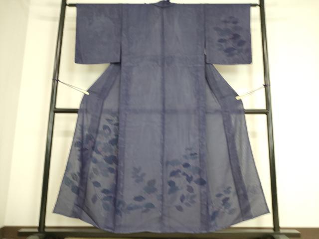平和屋着物▽訪問着 無双 紗袷 紗×絽 草花文 正絹 逸品 DAAS0748az