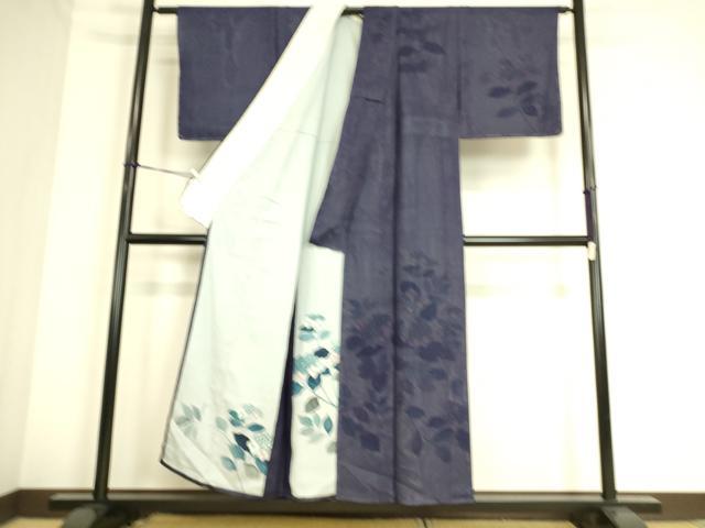 平和屋着物▽訪問着 無双 紗袷 紗×絽 草花文 正絹 逸品 DAAS0748az