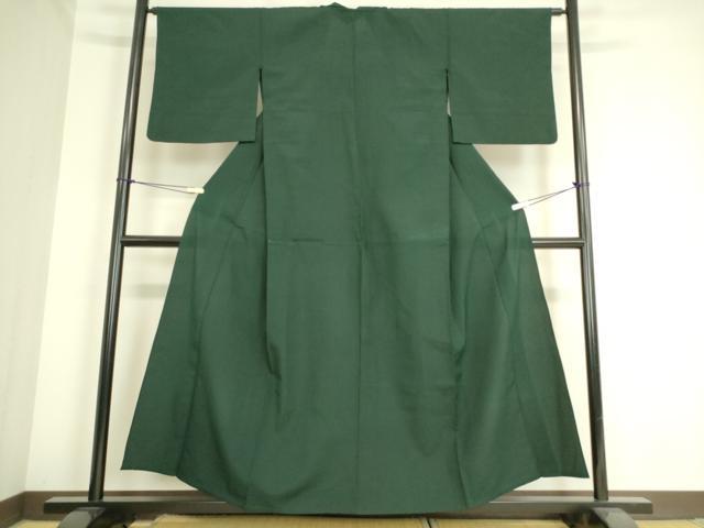 平和屋着物▽上質な色無地 単衣 百入茶色 正絹 逸品 DAAS0968az