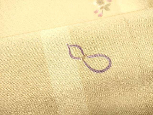 平和屋着物●上質な小紋 瓢箪 ひょうたん 舞桜文 正絹 逸品 DAAS2089tw
