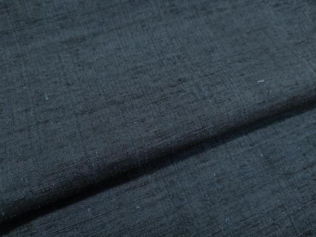 平和屋着物●男性 紬 青藍色 正絹 逸品 未使用 DAAS2094tw