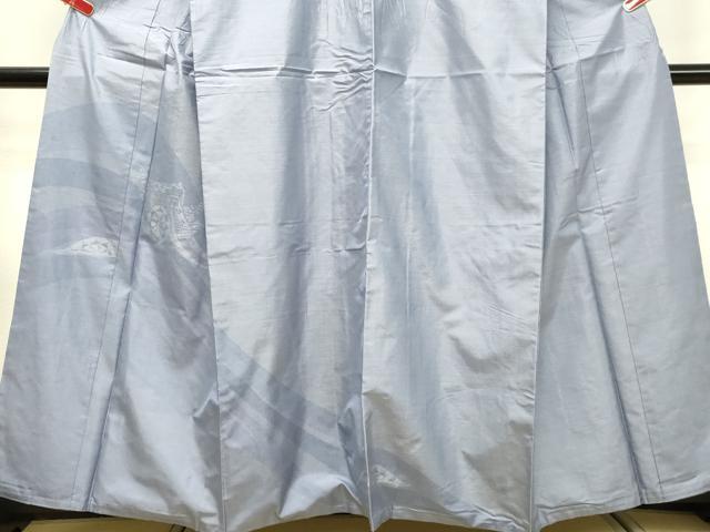 平和屋着物●本場大島紬 訪問着 御所車花文 さが美扱い 正絹 逸品 DAAS2181tw