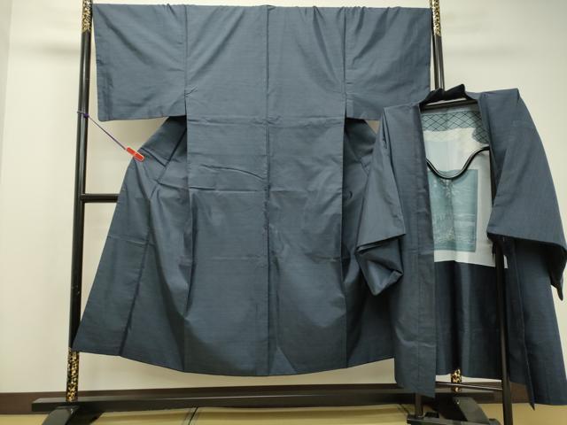 平和屋着物●男性 本場大島紬 アンサンブル 亀甲柄 正絹 逸品 DAAS2377tw