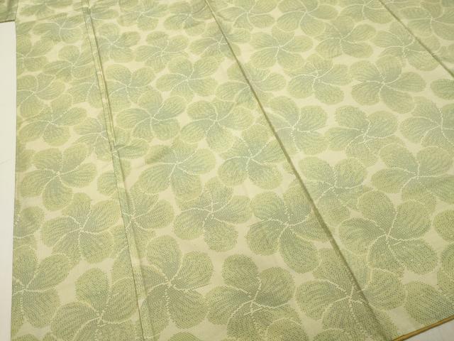 平和屋着物●本場大島紬 舞花文 正絹 逸品 DAAS2407tw