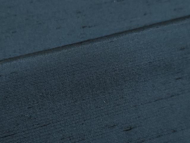 平和屋着物●大島紬 青藍色 証紙付き 正絹 逸品 DAAS2434tw