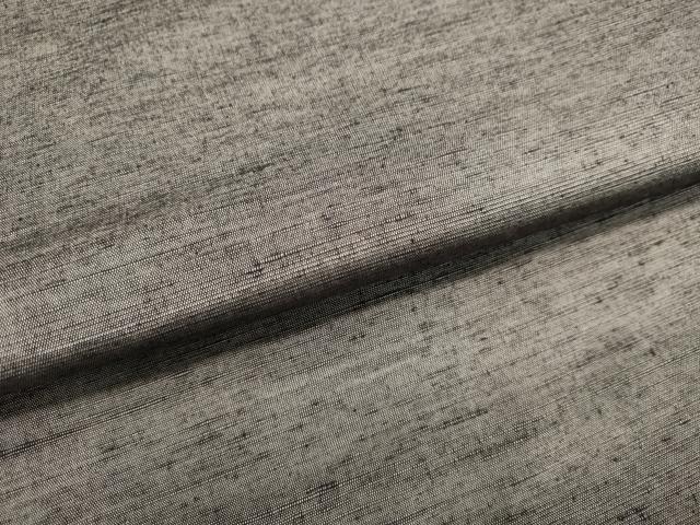 平和屋着物●男性 紬 アンサンブル 紫鼠色 正絹 逸品 未使用 DAAS2491tw