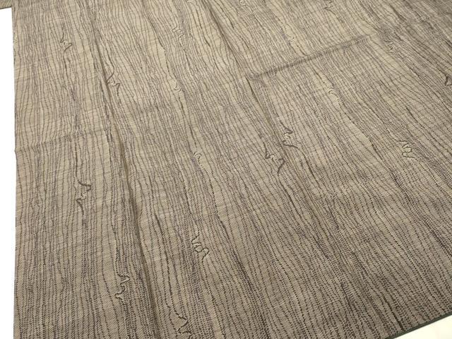平和屋着物●本場大島紬 9マルキ 抽象文様 正絹 逸品 DAAS2494tw