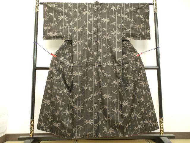 平和屋着物●本場大島紬 7マルキ 笹竹間道 正絹 逸品 DAAS2499tw