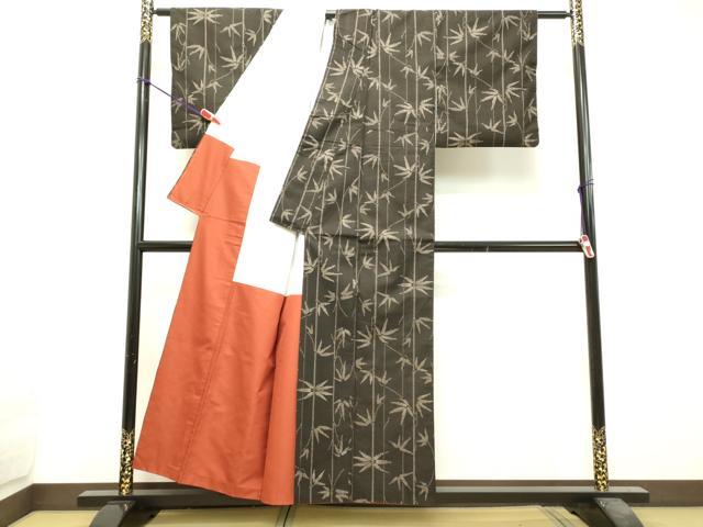 平和屋着物●本場大島紬 7マルキ 笹竹間道 正絹 逸品 DAAS2499tw