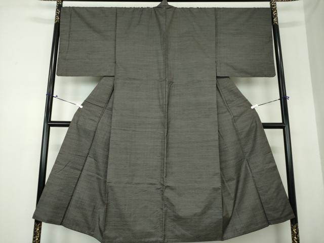 平和屋着物●男性 本場大島紬 亀甲柄 正絹 逸品 DAAS3008ps