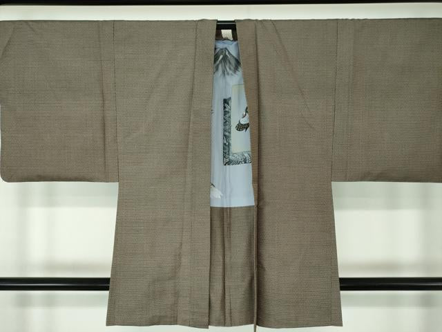 平和屋着物●男性 本場大島紬 アンサンブル 100亀甲 総詰め 正絹 逸品 DAAS3089ps
