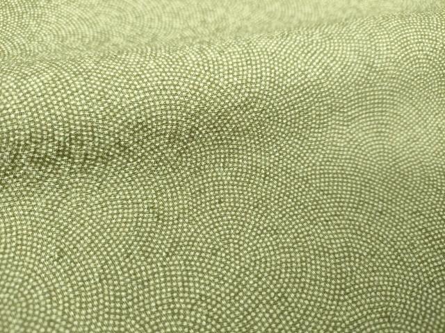 平和屋着物●伝統工芸師 服部光擴 江戸小紋 鮫小紋柄 正絹 逸品 DAAS3308ps