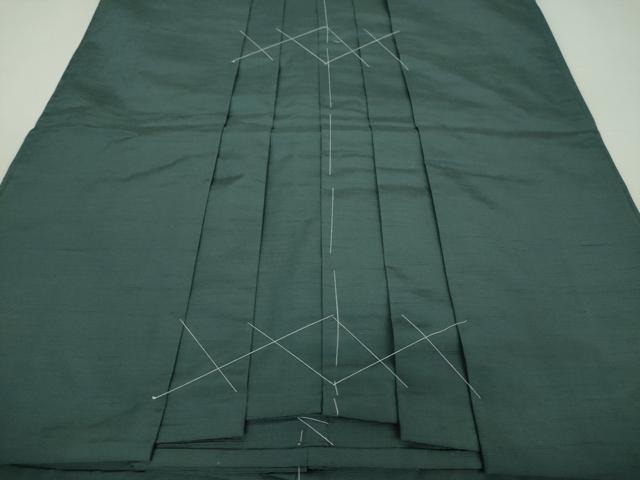 平和屋着物●男性 行灯袴 紬地 虫襖色 正絹 逸品 DAAS3442ps