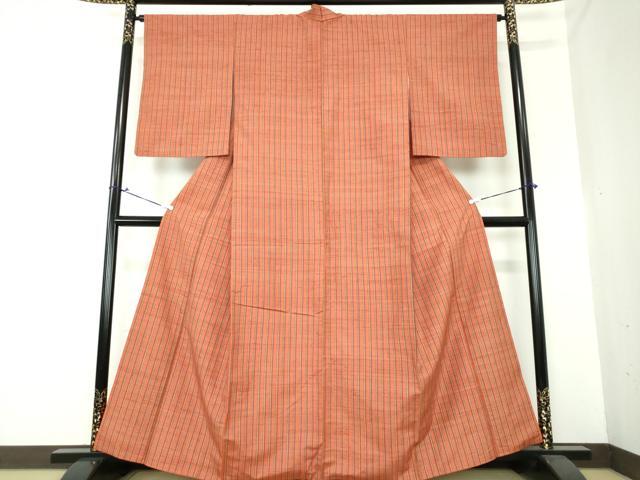平和屋着物●上質な紬 間道 正絹 逸品 DAAS3475ps
