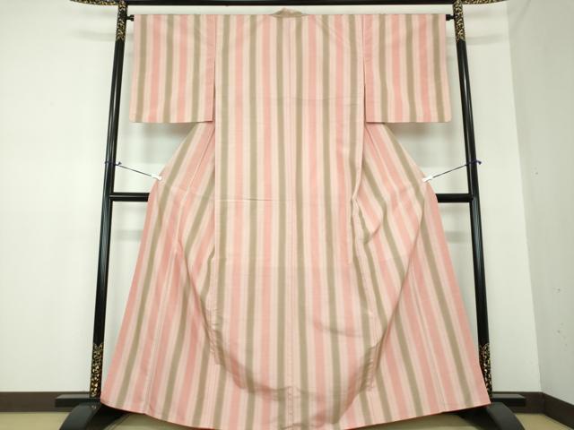 平和屋着物●上質な紬 間道 正絹 逸品 DAAS3481ps