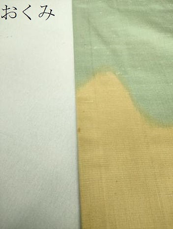 平和屋着物●訪問着 紬地 霞文 正絹 逸品 DAAS3706ps