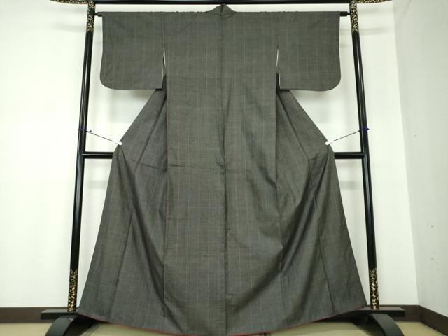 平和屋着物●本場大島紬 7マルキ 縞 正絹 逸品 DAAS3727ps