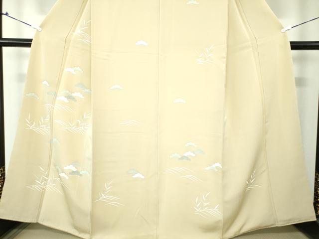 平和屋着物●訪問着 流水松文 金彩 正絹 逸品 未使用 DAAS3818ps