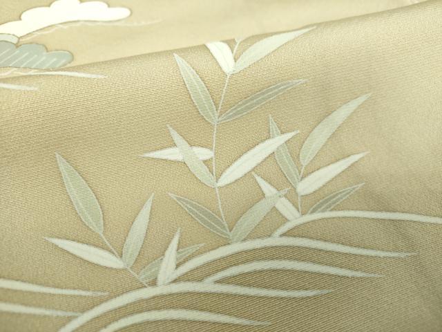 平和屋着物●訪問着 流水松文 金彩 正絹 逸品 未使用 DAAS3818ps