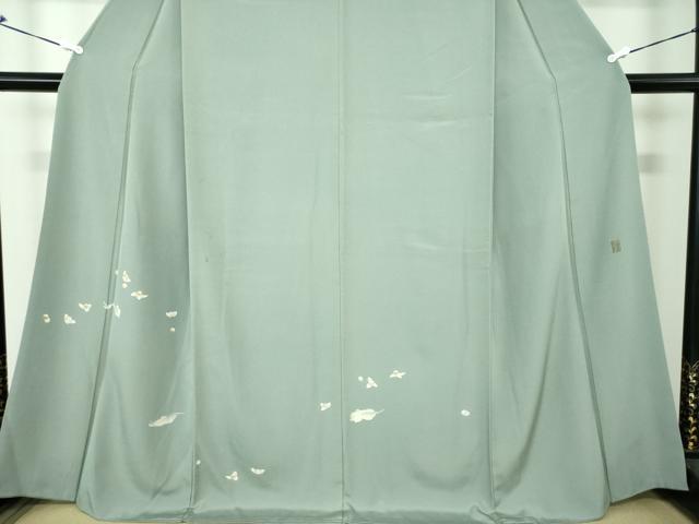 平和屋着物●京加賀糸目友禅作家 山崎巌 色留袖 舞花文 正絹 逸品 DAAS3886ps