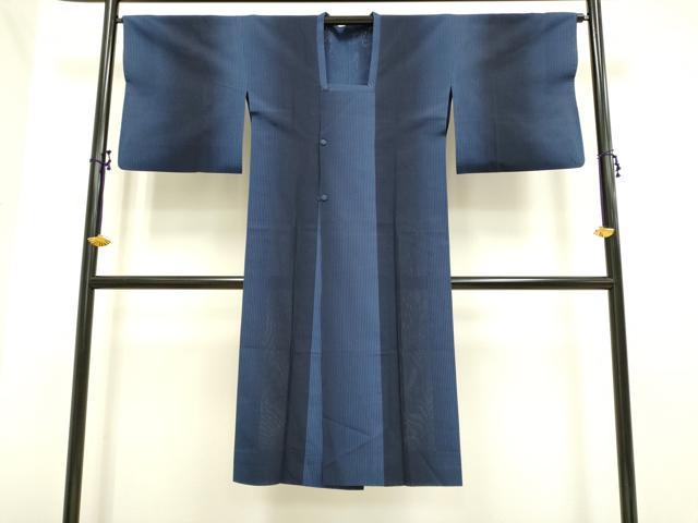 平和屋着物▽道行コート スリーシーズン 春夏秋 塵除け ロング丈 間道 正絹 逸品 DAAS4002du