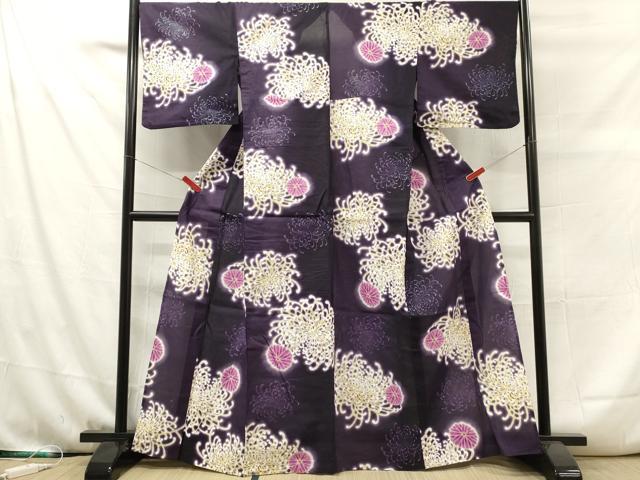 平和屋着物∴夏物 世界的ファッションデザイナー 山本寛斎 kansaiブランド 浴衣・作り帯・桐下駄セット 綿紅梅 乱菊 綿 逸品 DAAS8648cd