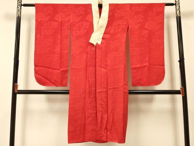 平和屋着物∵アンティーク 大正ロマン 女の子 十三参り 子供 祝着・襦袢(袷)セット 花蝶文 金銀彩 逸品 DAAS9205ma