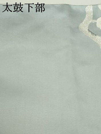平和屋着物●爪掻き本綴れ 八寸名古屋帯 枝梅文 銀糸 共箱付き 正絹 逸品 DAAT0209ob