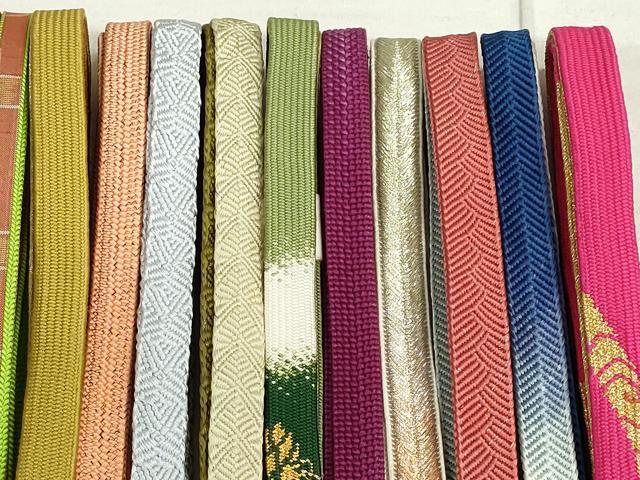平和屋着物●和装小物 帯締め20本 高麗組 鴨川組 笹浪組 金銀糸 逸品 DAAT0793by