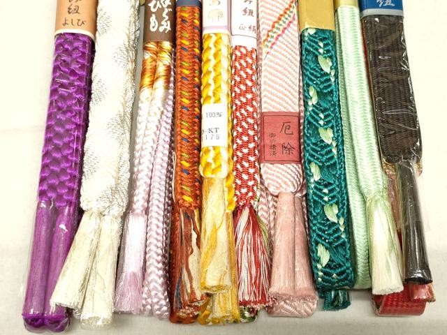 平和屋着物●和装小物 帯締め10本 逸品 未使用 DAAT0825by