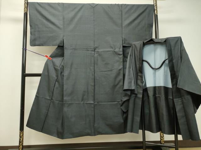 平和屋着物●男性 本場大島紬 アンサンブル 100亀甲 総詰め 正絹 逸品 DAAT1071tw