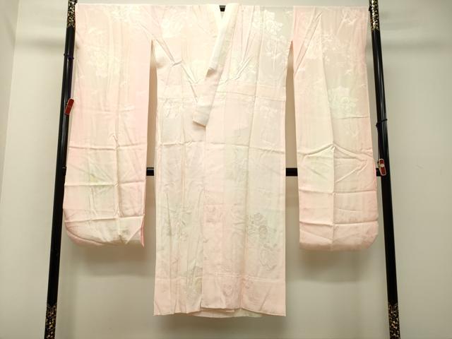 平和屋着物●豪華振袖・長襦袢セット(無双仕立て) 絞り 鳳凰扇面草花文 金銀彩 正絹 逸品 DAAT1085tw