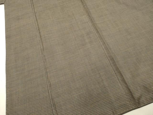 平和屋着物●男性 本場大島紬 アンサンブル 格子 正絹 逸品 DAAT1097tw