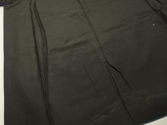 平和屋着物●男性 黒紋付 正絹 逸品 DAAT1174tw