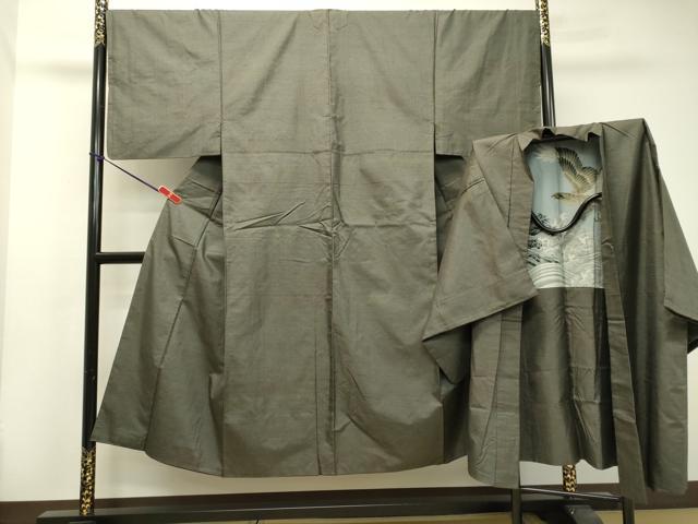 平和屋着物●男性 本場大島紬 アンサンブル 100亀甲 総詰め 正絹 逸品 DAAT1184tw