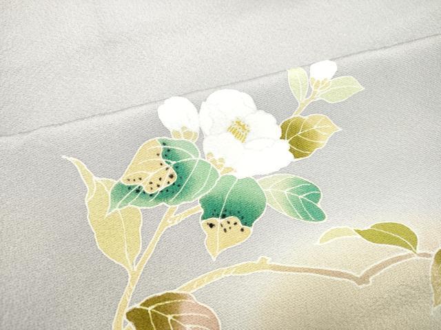 平和屋着物●訪問着 友禅 作家物 枝花文 暈し染め 正絹 逸品 DAAT1209tw